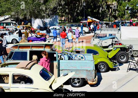 VW-Automesse Sanford, fl Stockfoto