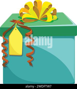 Bunte Geschenkbox Für Das Festival Stock Vektor