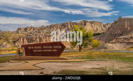 Badlands im Badlands Nationl Park, South Dakota, USA. Stockfoto