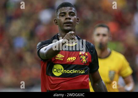 Recife, Brasilien. Januar 2024. PE - RECIFE - 01/20/2024 - PERNAMBUCANO 2024, SPORT (Foto: Rafael Vieira/AGIF/SIPA USA) Credit: SIPA USA/Alamy Live News Stockfoto