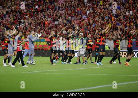 Recife, Brasilien. Januar 2024. PE - RECIFE - 01/20/2024 - PERNAMBUCANO 2024, SPORT (Foto: Rafael Vieira/AGIF/SIPA USA) Credit: SIPA USA/Alamy Live News Stockfoto