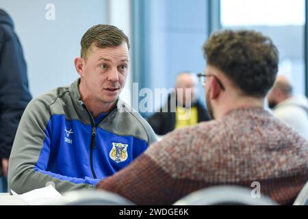 Wakefield, England – 19. Januar 2024 – Doncaster RLFC Head Coach Richard Horne. Rugby League Championship, League One & 1895 Cup. Staffel Launch und Media Day im DIY Kitchens Stadium, Wakefield, UK Dean Williams Stockfoto