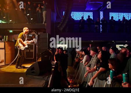 Park City, USA. Januar 2024. The Black Keys - Dan Auerbach tritt live im Konzert während des Sundance Film Festivals 2024 im Marquis Park City am 19. januar 2024 in Park City auf. Foto: C Flanigan/imageSPACE/SIPA USA Credit: SIPA USA/Alamy Live News Stockfoto