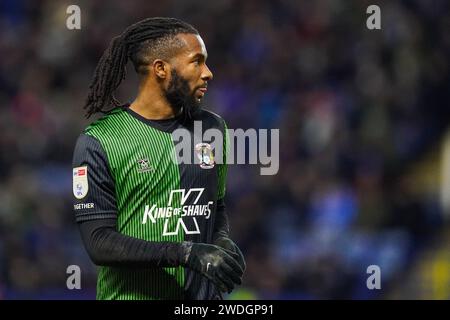 Sheffield, Großbritannien. Januar 2024. Coventry City Mittelfeldspieler Kasey Palmer (45) während des Sheffield Wednesday FC gegen Coventry City FC im Hillsborough Stadium, Sheffield, Vereinigtes Königreich am 20. Januar 2024 Credit: Every Second Media/Alamy Live News Stockfoto