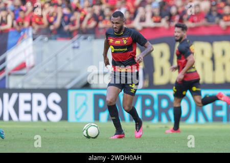 Recife, Brasilien. Januar 2024. PE - RECIFE - 01/20/2024 - PERNAMBUCANO 2024, SPORT (Foto: Rafael Vieira/AGIF/SIPA USA) Credit: SIPA USA/Alamy Live News Stockfoto