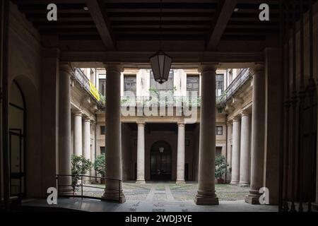 Corso Andrea Palladio im historischen Zentrum von Vicenza, Provinz Vicenza, Veneto, Italien© Wojciech Strozyk / Alamy Stock Photo *** Lokale Bildunterschrift *** Stockfoto