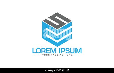 Logo-Design mit SE-Buchstaben. Professionelles SE-Logo. Stock Vektor