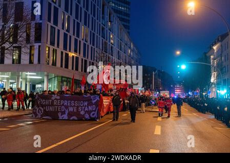 Hamburg Demonstration zum Rondenbarg-Prozess gegen G20-Aktivisten ...