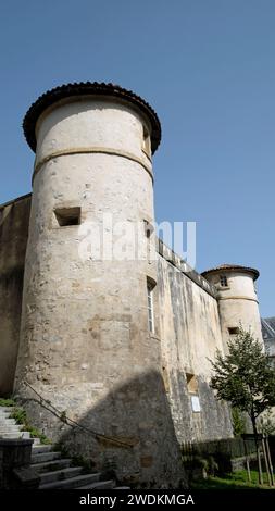 Château Vieux (auch bekannt als „das alte Schloss von Bayonne“), Bayonne, Pyrénées-Atlantiques, Frankreich Stockfoto