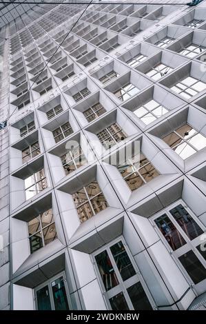 Detail des La Grande Arche de la Défense in Paris, Frankreich Stockfoto