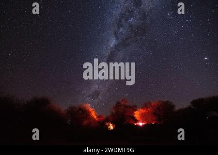 milchstraße in san pedro de atacama, chile Stockfoto