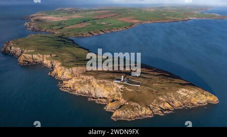 Der Mull of Galloway, Schottlands südlichster Punkt Stockfoto