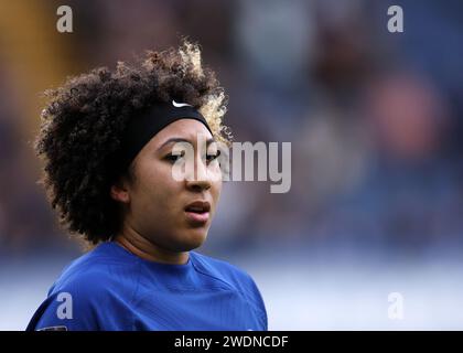 London, Großbritannien. Januar 2024. Lauren James von Chelsea während des FA Women's Super League Spiels in Stamford Bridge, London. Der Bildnachweis sollte lauten: David Klein/Sportimage Credit: Sportimage Ltd/Alamy Live News Stockfoto