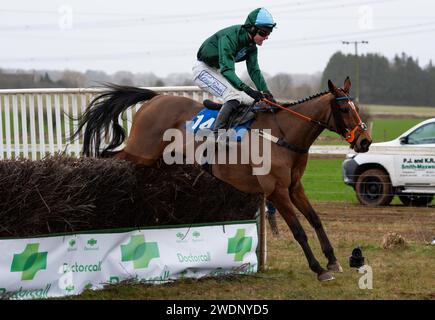 Oscar Montel und James King gewinnen die CKD Lord Ashton of Hyde’s Cup Mens Open beim Heythrop P2P in Cocklebarrow. Credit JTW equine Images / Alamy. Stockfoto