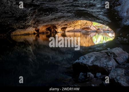 Borenore Caves in der Orange and Mount Canobolas Region, New South Wales Stockfoto