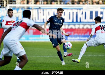 Bochum, Deutschland. Januar 2024. Fussball; Spieltag 18; 1. Bundesliga; Saison 20223/2024; VfL Bochum gegen VfB Stuttgart am 20.01.2024 in Bochum. UBz: 06 Patrick Osterhage, VfL Bochum. Quelle: dpa/Alamy Live News Stockfoto