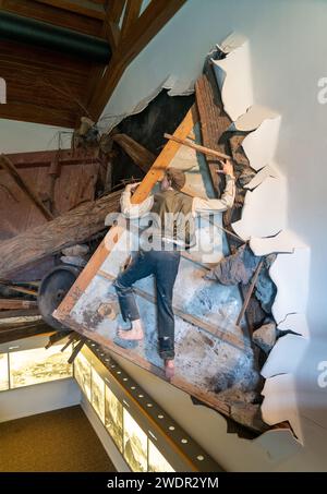 Das Johnstown Flood National Memorial über die Johnstown Flood, Pennsylvania, USA Stockfoto