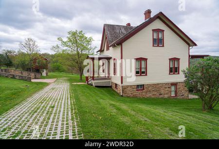 Das Johnstown Flood National Memorial über die Johnstown Flood, Pennsylvania, USA Stockfoto