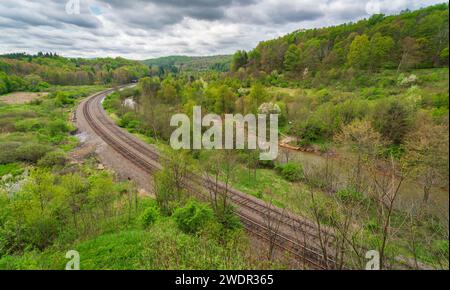 Das Johnstown Flood National Memorial über die Johnstown Flood, Pennsylvania, USA Stockfoto