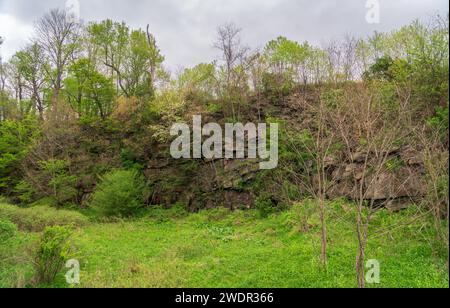 Das Johnstown Flood National Memorial über die Johnstown Flood, Pennsylvania, USA Stockfoto