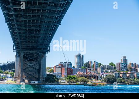 Harbour Bridge: Sydneys Wahrzeichen Stockfoto