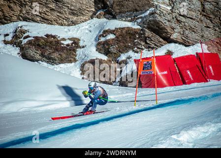 Ski-Weltmeisterschaft, Lauberhorn. Wengen. Schweiz Stockfoto