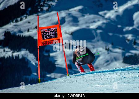 Ski-Weltmeisterschaft, Lauberhorn. Wengen. Schweiz Stockfoto