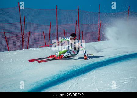 Ski-Weltmeisterschaft, Lauberhorn. Wengen. Schweiz Stockfoto