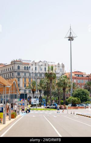 Foto in der Stadt Cagliari, Italien, mit Denkmälern und Bildern des historischen Stadtzentrums Stockfoto