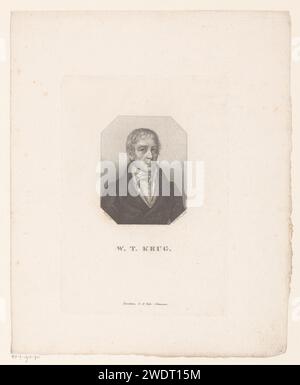 PortraT van Wilhelm Traugott Krug, Karl Eduard Weber, nach Friedrich August Fricke, um 1816 - 1832 Druckgraphiker: DeutschVerlag: Zwickauer Papierhistorie Stockfoto