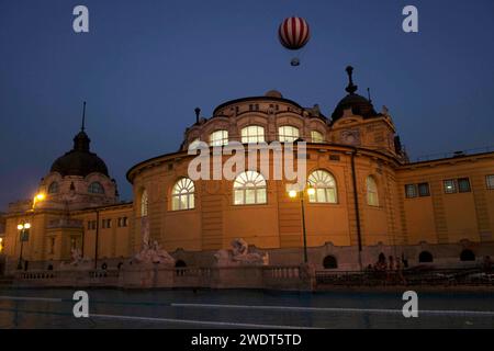 Thermalbäder, Budapest, Ungarn, Europa Stockfoto