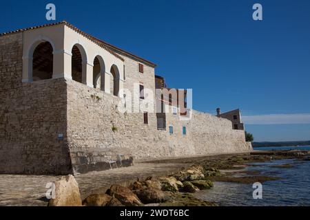 Belvedere historische Stätte aus dem Jahr 1649, Altstadt, Novigrad, Kroatien, Europa Stockfoto