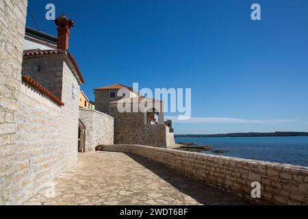 Belvedere historische Stätte aus dem Jahr 1649, Altstadt, Novigrad, Kroatien, Europa Stockfoto