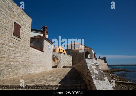 Belvedere historische Stätte aus dem Jahr 1649, Altstadt, Novigrad, Kroatien, Europa Stockfoto