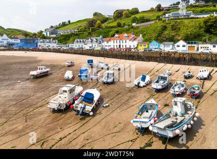 Rozel Harbour, Jersey, Kanalinseln, Europa Stockfoto