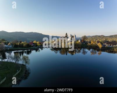 Landschaft in der Nähe von Nucsoara, Arges County, Muntenia, Rumänien, Europa Stockfoto