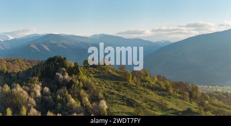 Landschaft in der Nähe von Nucsoara, Arges County, Muntenia, Rumänien, Europa Stockfoto