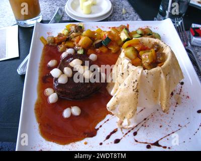 Das Essen in Vilnius in Litauen Stockfoto