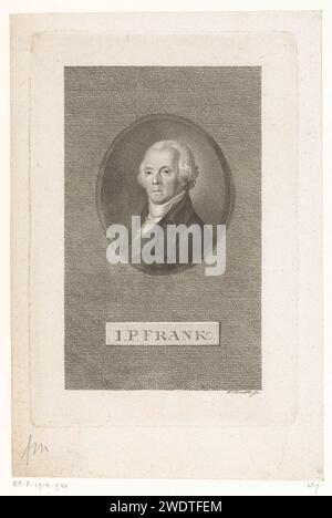 Porträt von Johann Peter Frank, Wilhelm Arndt, 1760 - 1813 Druck Deutschland Papier graviert historische Personen Stockfoto