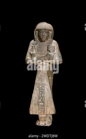 Ägypten, Sakkara, Serapeum, Uushebti von Khaemouaset. Stockfoto