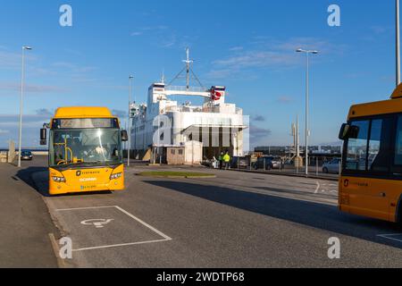 Fynshav Ferry, Als, Dänemark Stockfoto