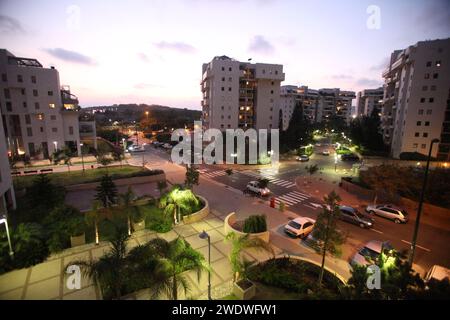 Modernes Wohnviertel in Nord Tel Aviv, Israel Stockfoto