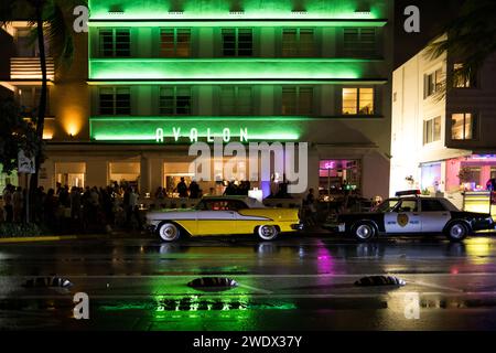 Miami, USA. Oktober 2023. Avalon Hotel am South Beach. Stockfoto