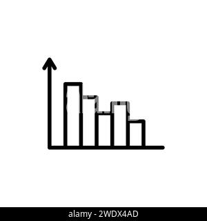 Symbol für den Konturvektor des Diagramms Stock Vektor