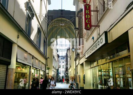 Passage Lemonnier, Einkaufspassage, Lüttich, Belgien, Europa Stockfoto