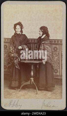 Abby Hadassah Smith (1797-1878) und Julia Evelina Smith (1792-1886). Stockfoto