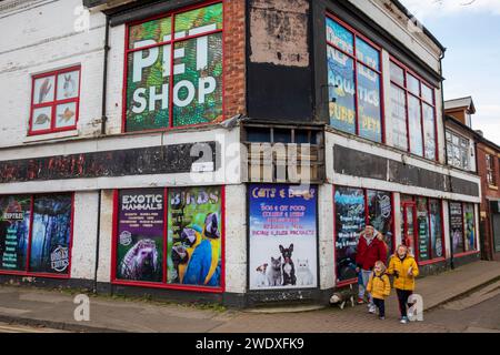 Die Stadt Kirby in Ashfield, die im Wahlkreis des konservativen Parlamentsabgeordneten und stellvertretenden Vorsitzenden Lee Anderson Abgeordneter ist. Stockfoto