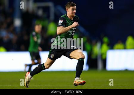 Ben Sheaf von Coventry City während des Sky Bet Championship Matches in Hillsborough, Sheffield. Bilddatum: Samstag, 20. Januar 2024. Stockfoto