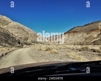 Red Four Runner Death Valley Off Road Stockfoto