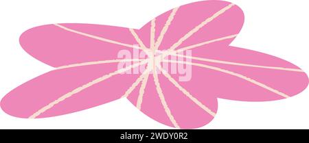 Farbenfrohe abstrakte Formen und geometrische Elemente mit Textur. Niedliche, verspielte Ikonen mit Doodle-Design. Illustration des flachen Vektors isoliert auf weiß Stock Vektor